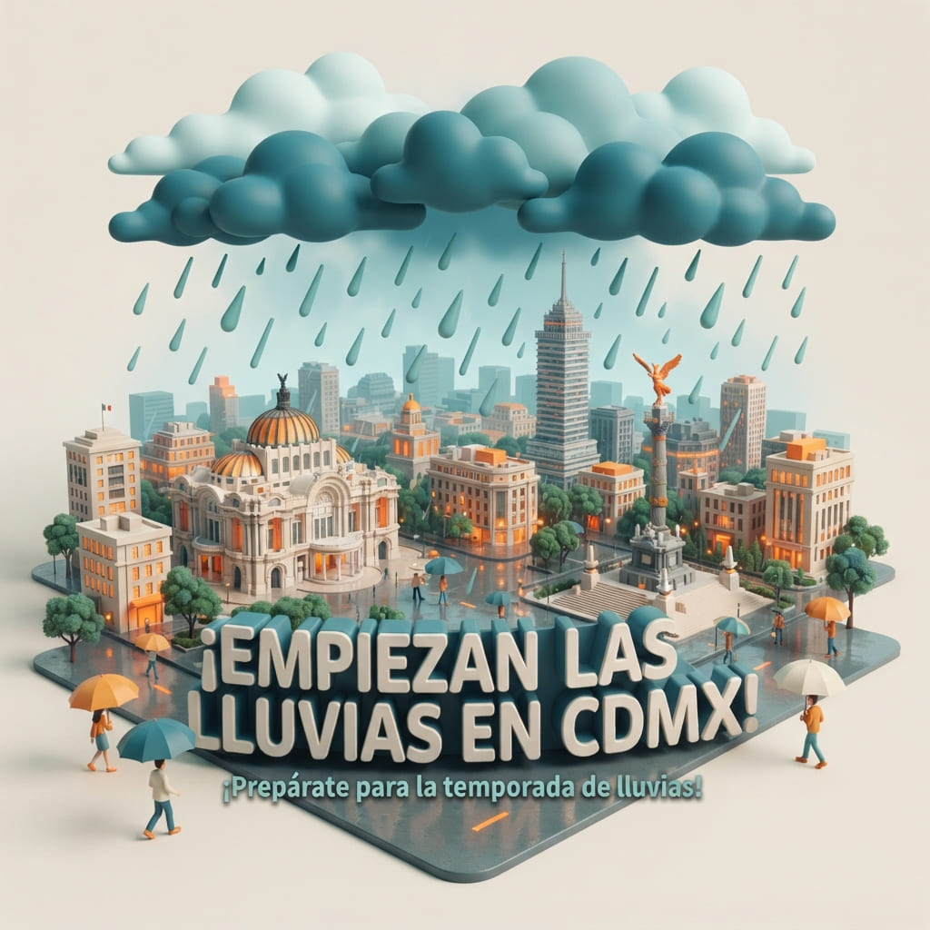 cuando empiezan las lluvias en cdmx