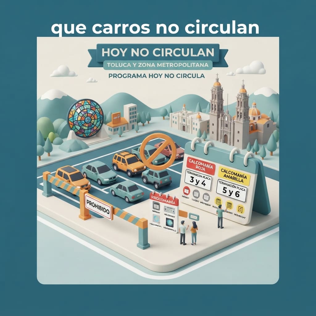 que carros no circulan hoy en toluca