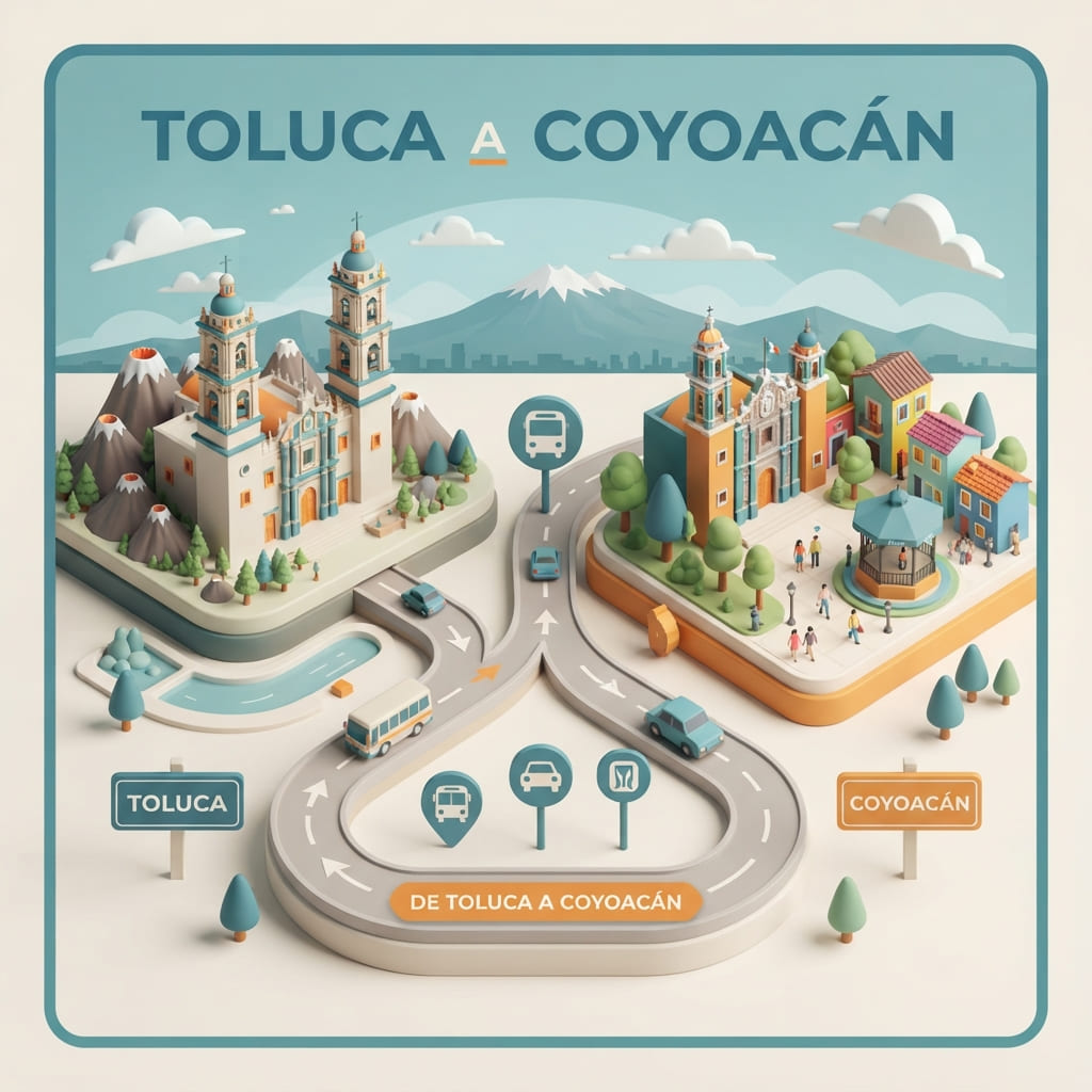 Como Llegar a Coyoacán desde Toluca: Guía de Transporte