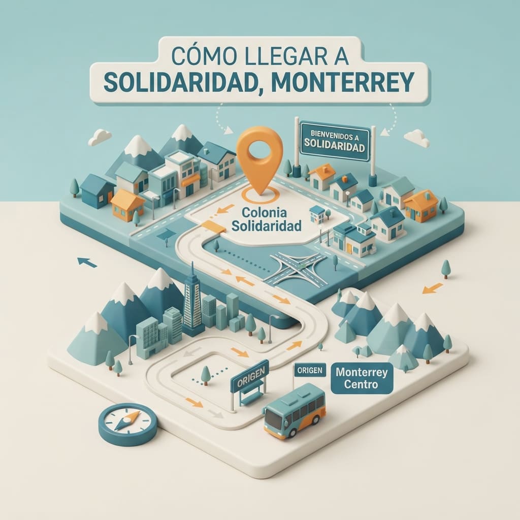 como llegar a solidaridad monterrey