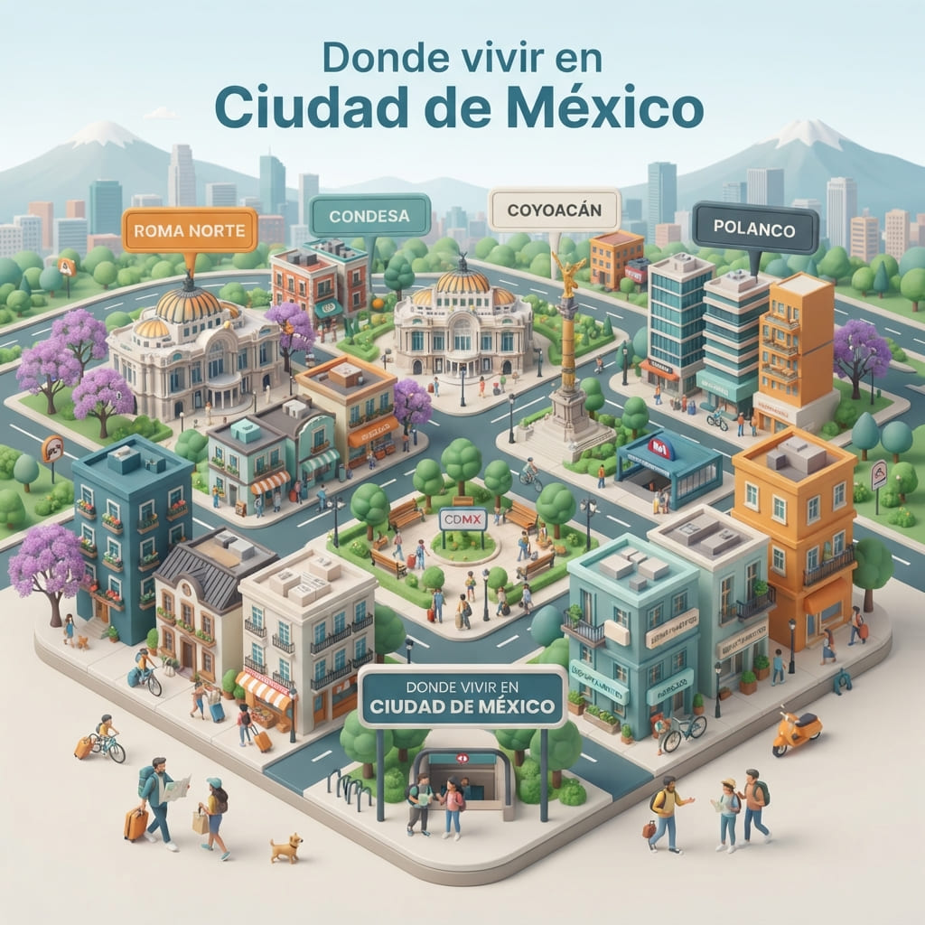 donde vivir en ciudad de mexico