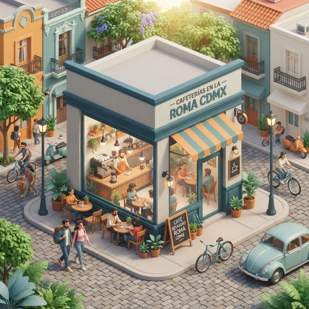 cafeterias en la roma cdmx